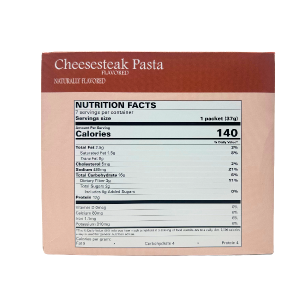 ProteinWise - Cheesesteak Pasta - 7/Box