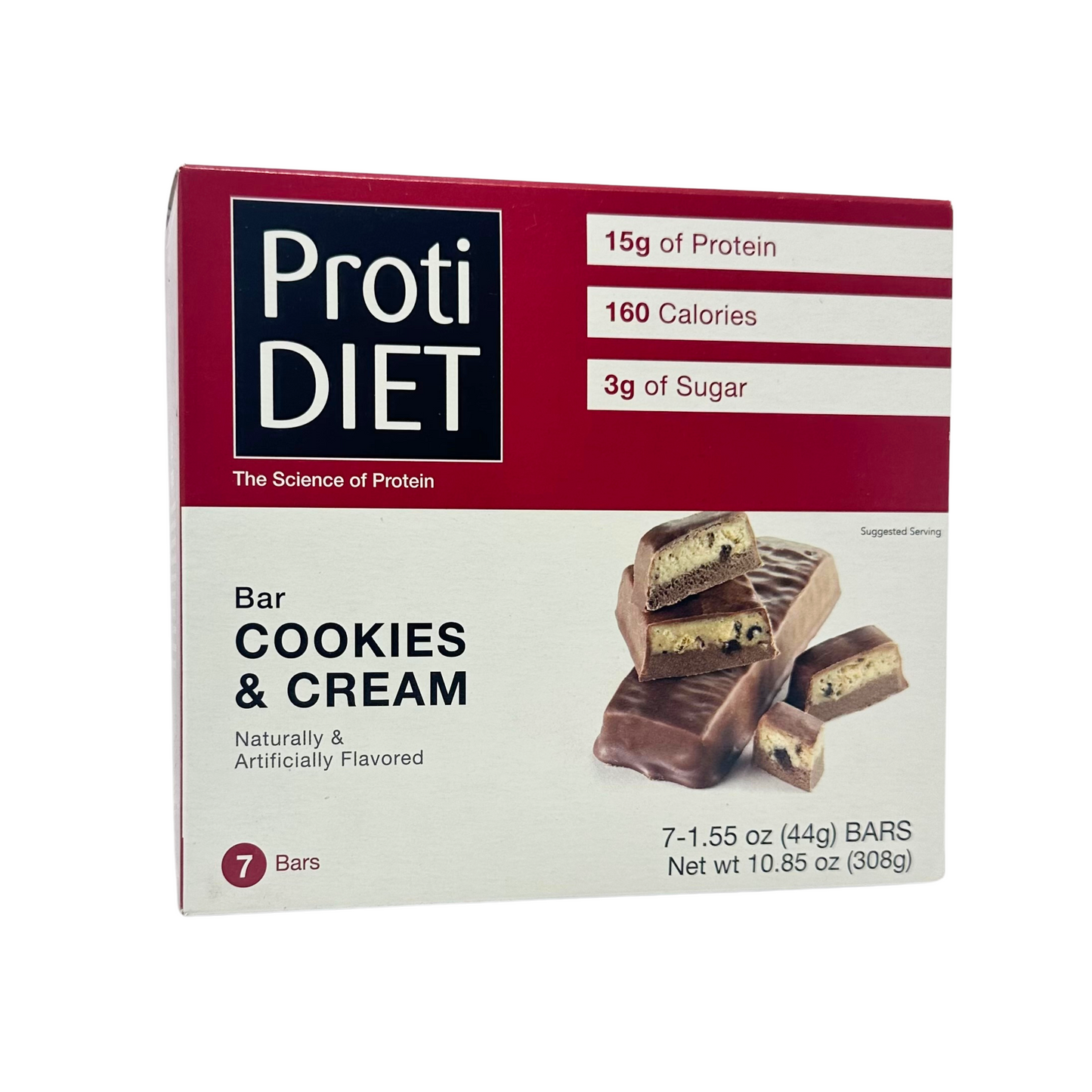 ProtiDiet - Cookies & Cream Bar - 7/Box