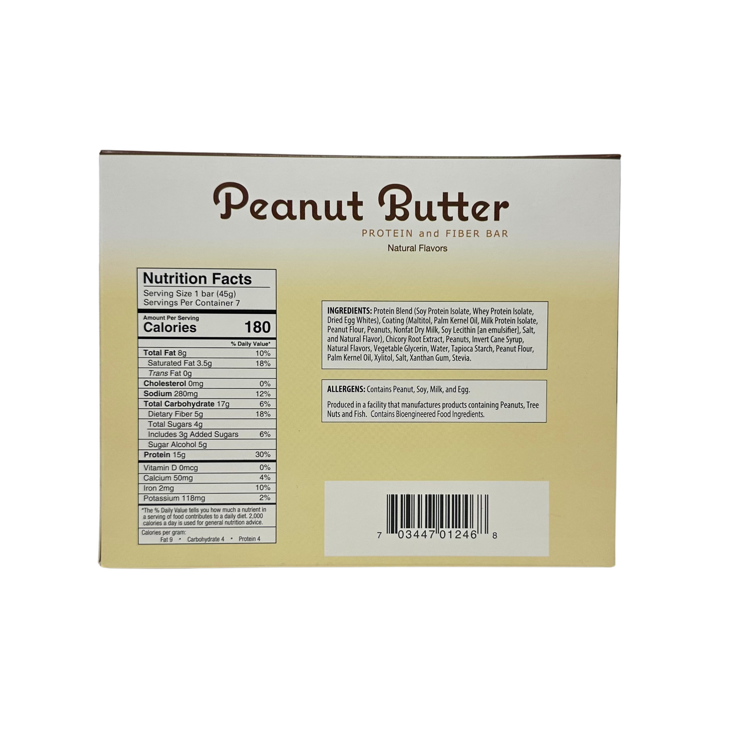 ProteinWise - Divine Peanut Butter Protein Bars - 7/Box