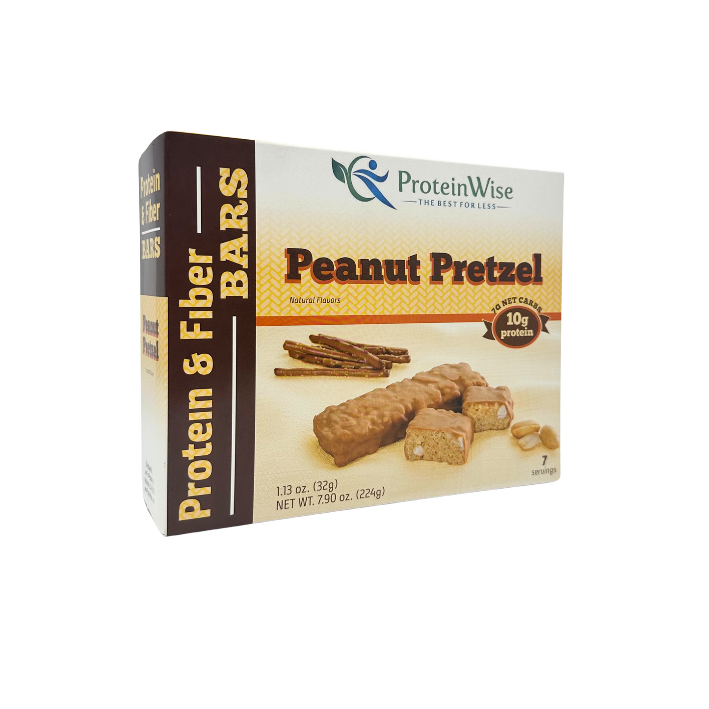 ProteinWise - Peanut Pretzel Lite Protein Bars - 7/Box