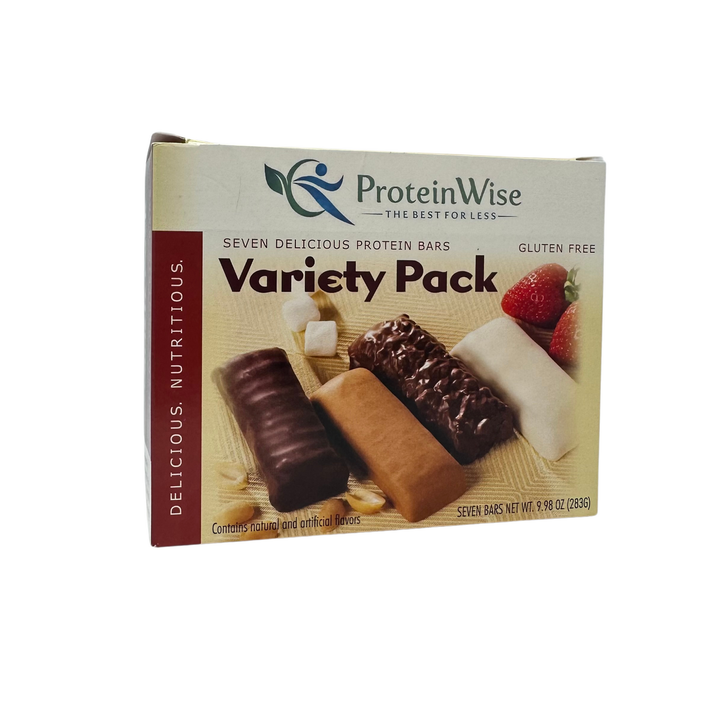 ProteinWise - Variety Pack Chewy Protein Bar - 7 Bars