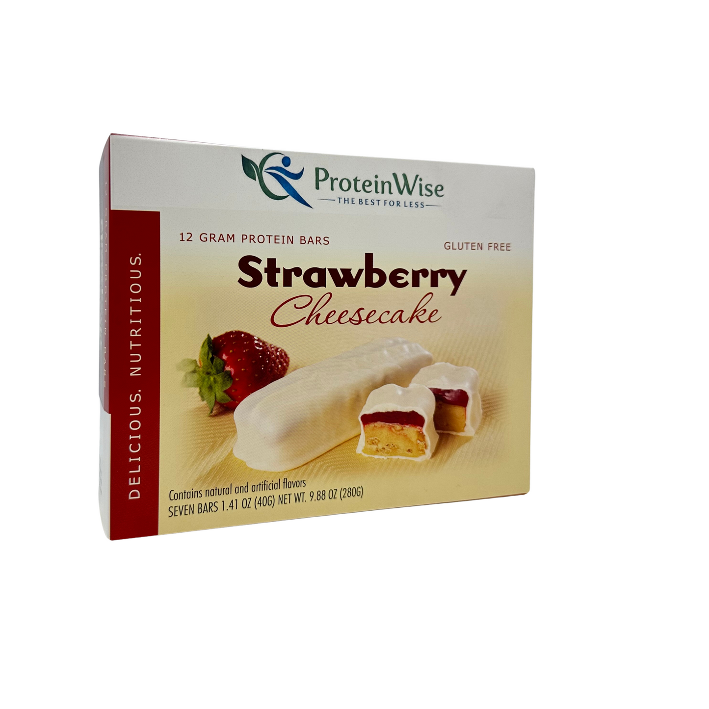 ProteinWise - Strawberry Cheesecake Protein Bar - 7 Bars