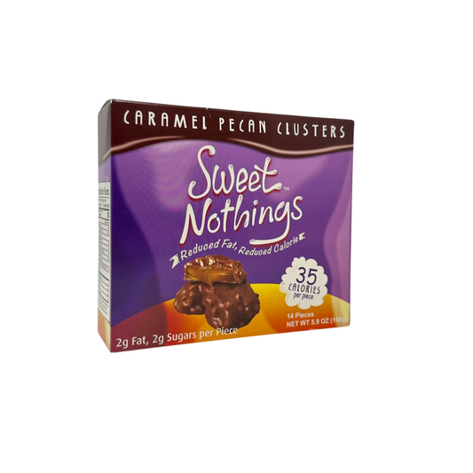 HealthSmart - Sweet Nothings Caramel Pecan Clusters Candies - 14 pieces