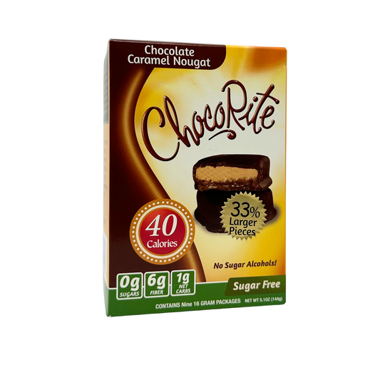 HealthSmart ChocoRite Chocolate Caramel Nougat - 9 Pack