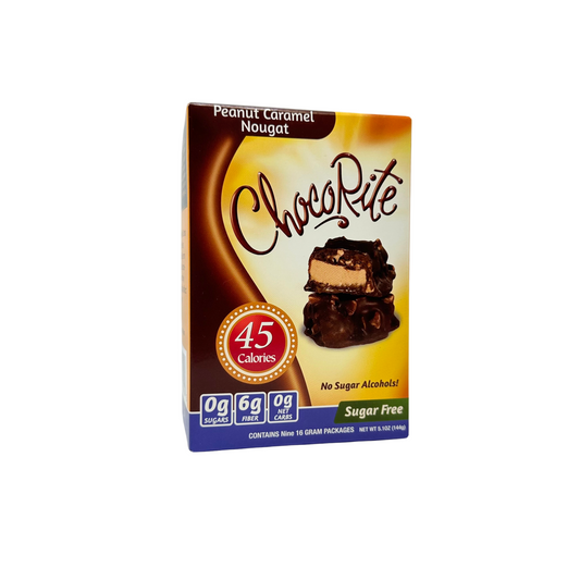 HealthSmart ChocoRite Peanut Caramel Nougat - 9 Pack