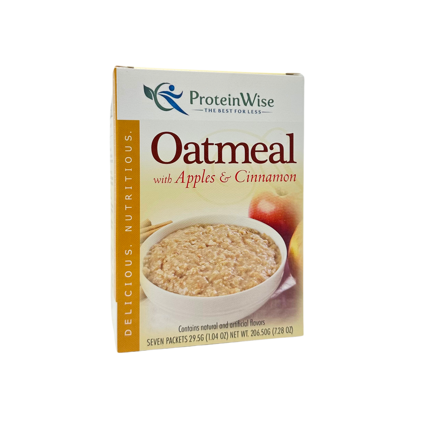 ProteinWise - Apple Cinnamon Protein Oatmeal - 7/Box