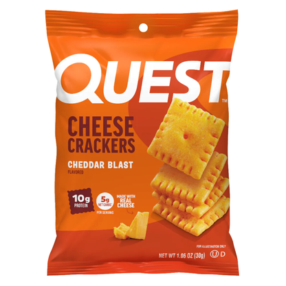 Quest - Cheese Crackers - Cheddar Blast - 4/Box