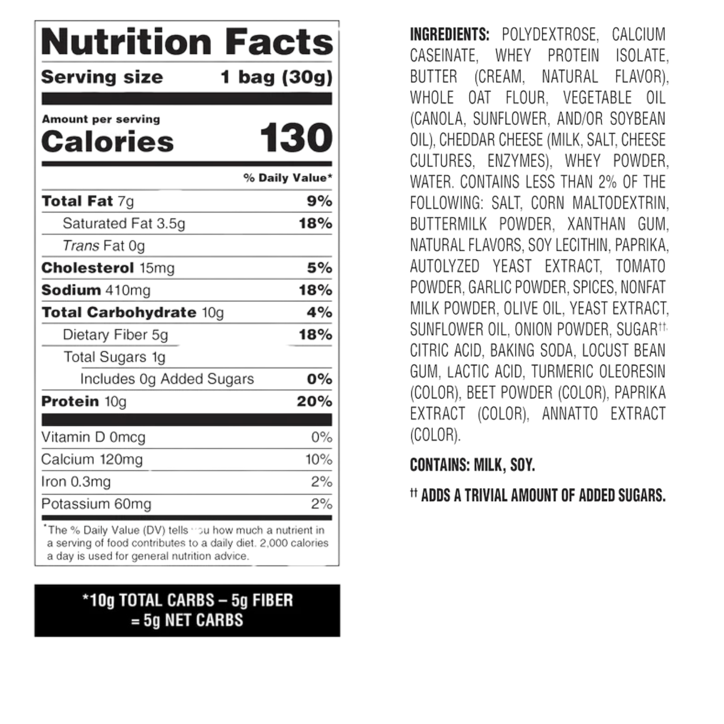 Quest - Cheese Crackers - Spicy Cheddar - 4/Box