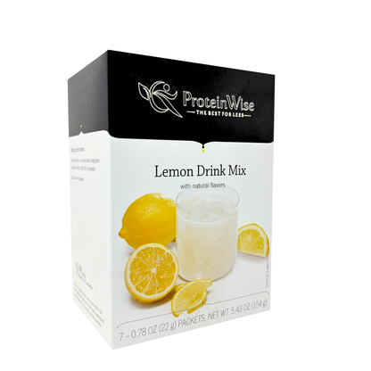 ProteinWise - Lemon Drink Mix - 7/Box