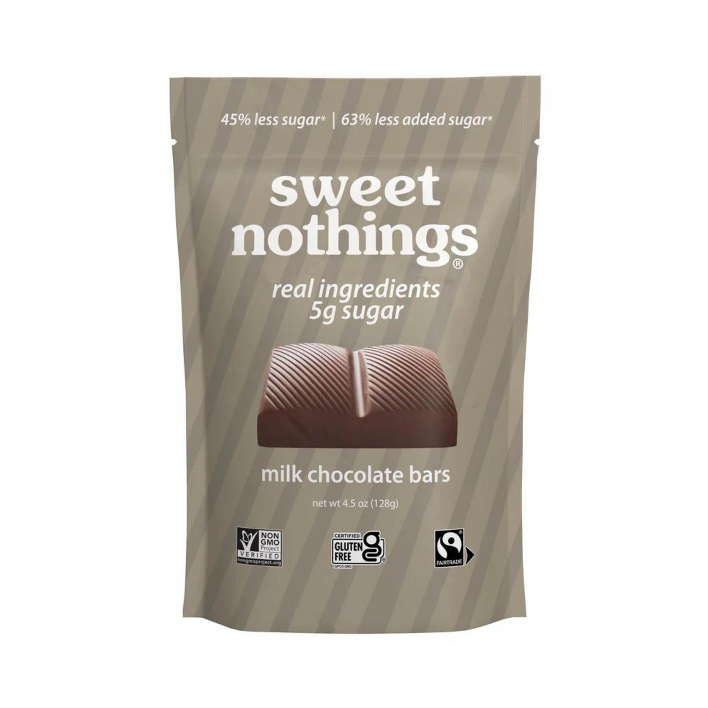 HealthSmart - Sweet Nothings - Milk Chocolate Bars - Pouches