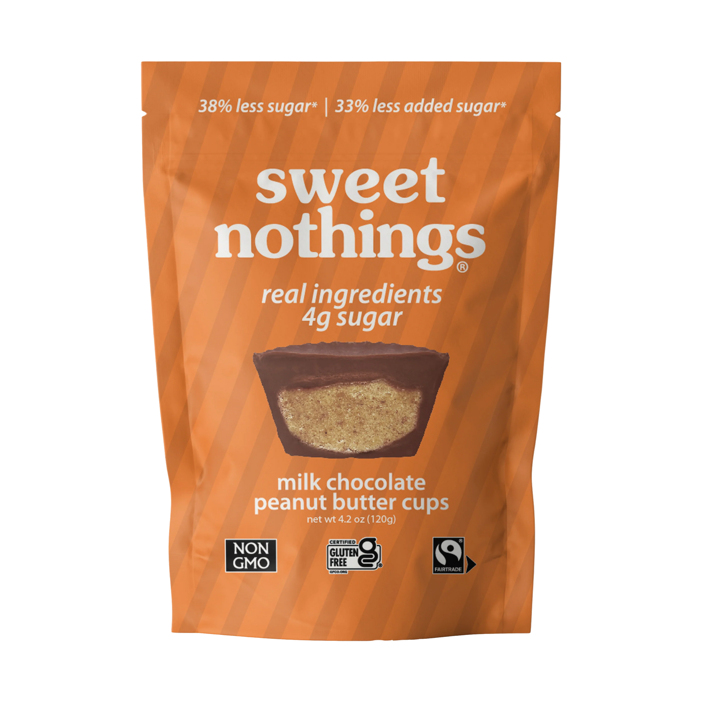 HealthSmart - Sweet Nothings - Milk Chocolate Peanut Butter Cups - Pouches