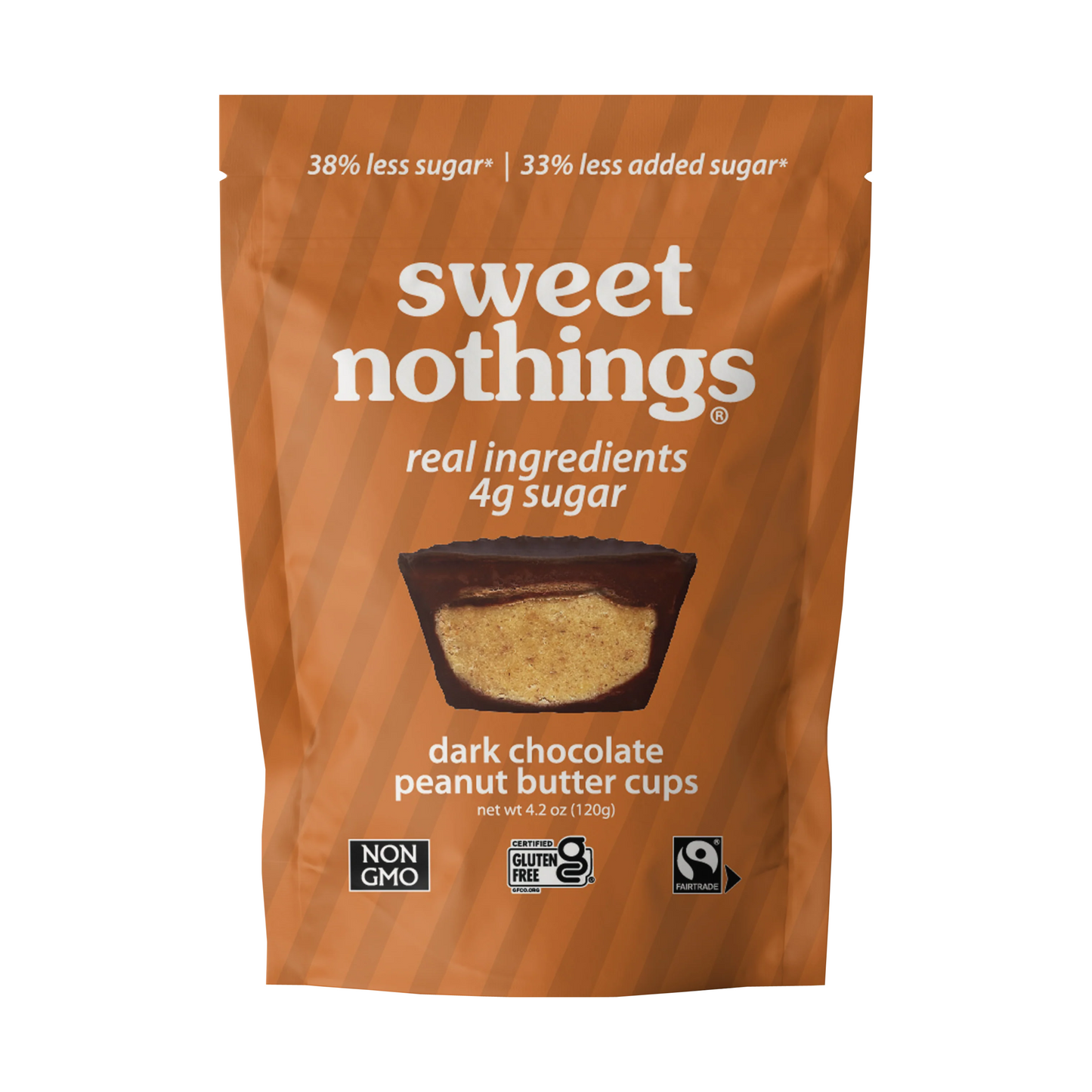 HealthSmart - Sweet Nothings - Dark Chocolate Peanut Butter Cups - Pouches