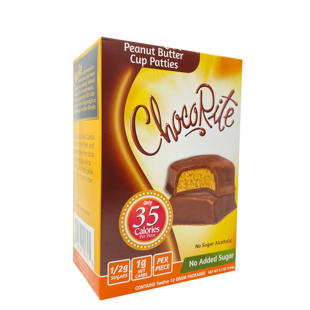 HealthSmart ChocoRite Peanut Butter Cup Patties - 12 Pack – ProteinWise