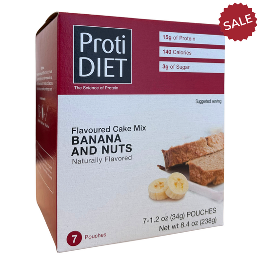 Protidiet - Banana and Nuts Cake Mix - 7/Box