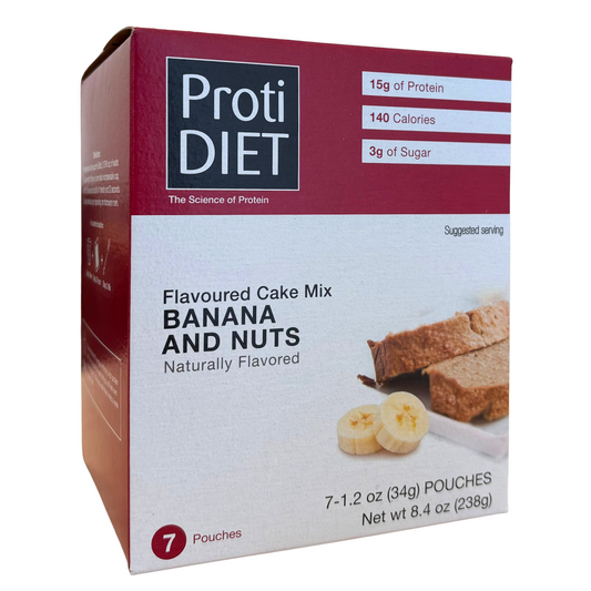 Protidiet - Banana and Nuts Cake Mix - 7/Box