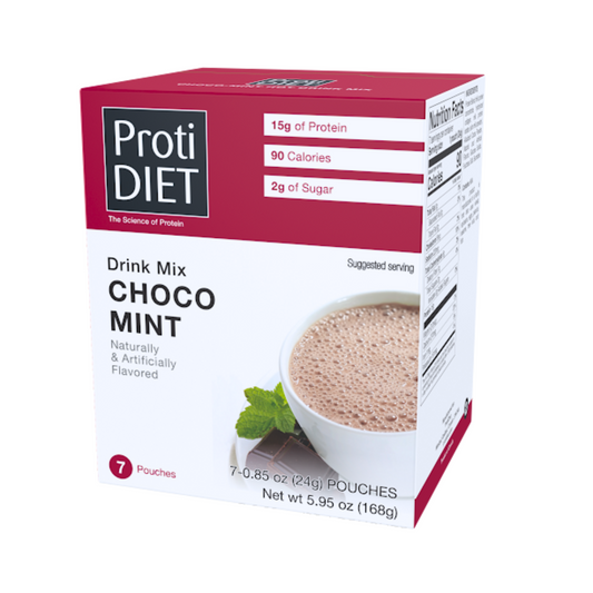 ProtiDiet - Choco MInt Hot Drink Mix - 7/Box