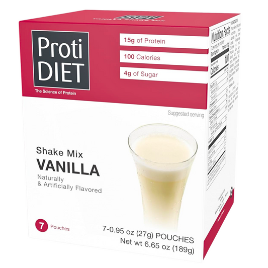 ProtiDiet - High Protein Vanilla Shake Mix - 7/Box