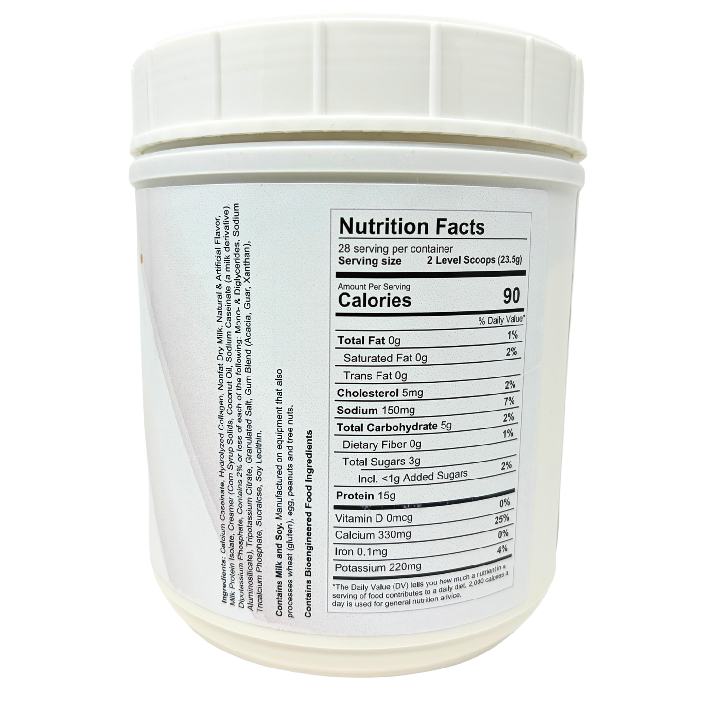 ProteinWise - Vanilla Protein Drink -  28 Serving Jar