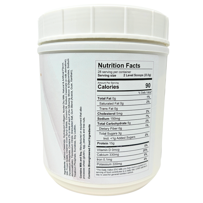 ProteinWise - Vanilla Protein Drink -  28 Serving Jar