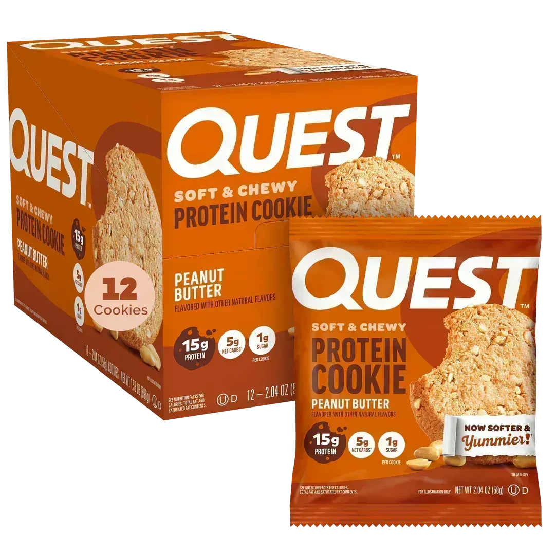 Quest - High Protein Peanut Butter Cookie - 12/Box