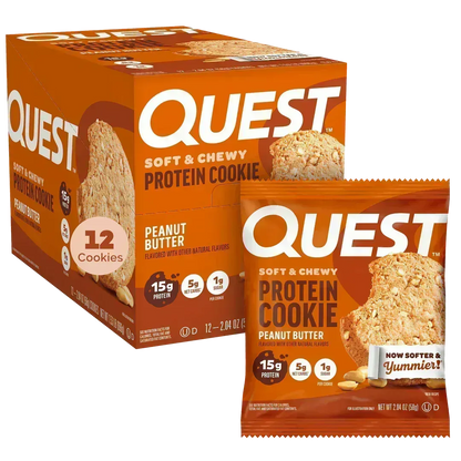 Quest - High Protein Peanut Butter Cookie - 12/Box