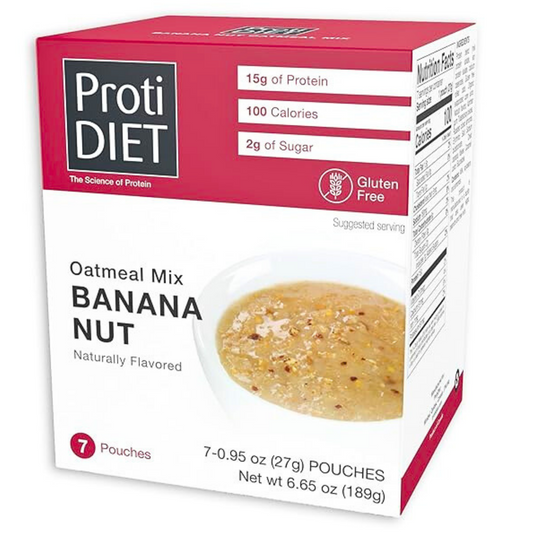 ProtiDiet - Banana Nut Oatmeal Mix - 7/Box