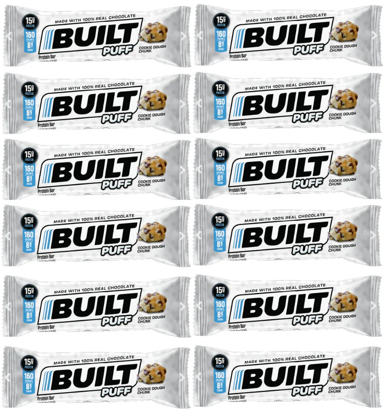 Built High Protein Puff - Cookie Dough Chunk - 1 Bar