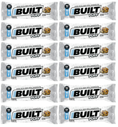 Built High Protein Puff - Cookie Dough Chunk - 1 Bar