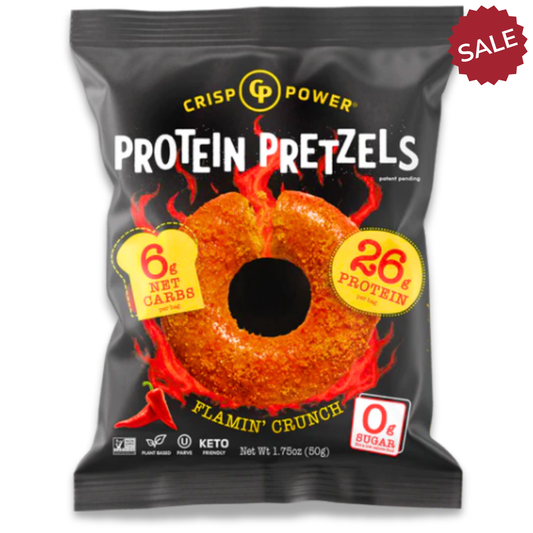 Crisp Power Protein Pretzels - Flamin' Crunch - 1 Bag