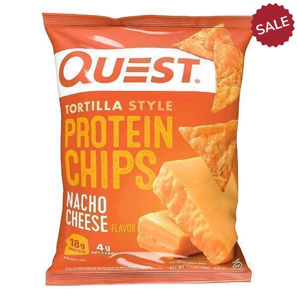 Quest Protein Tortilla Chips - Nacho Cheese - Single Bag