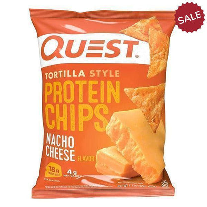 Quest Protein Tortilla Chips - Nacho Cheese - Single Bag