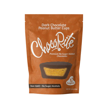 HealthSmart ChocoRite - Dark Chocolate Peanut Butter Cups - Pouches