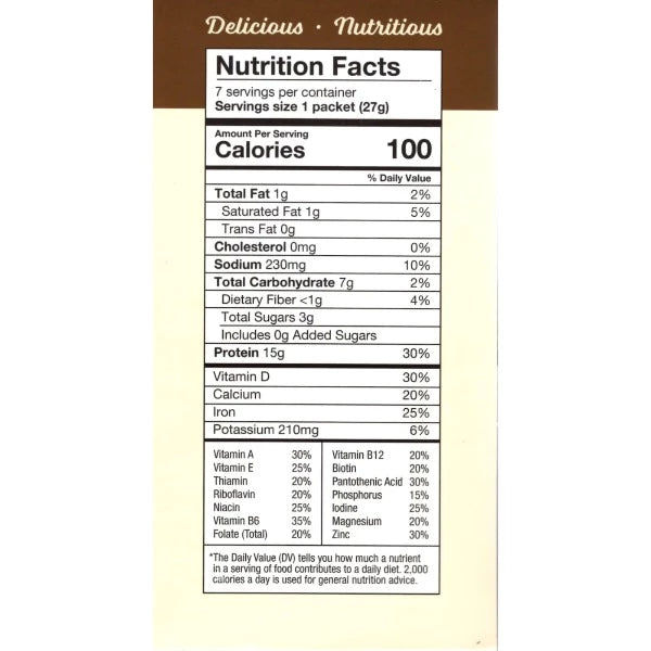 ProteinWise - Coffee Meal Replacement Shake or Pudding - 100 Calories - 7/Box