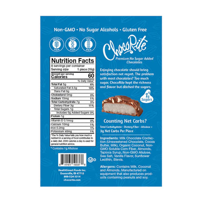 HealthSmart ChocoRite - Milk Chocolate Coconut Almond - Pouches