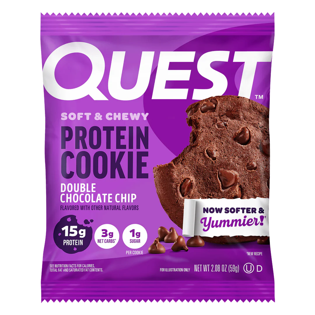 Quest - High Protein Double Chocolate Chip Cookie - 1 Cookies