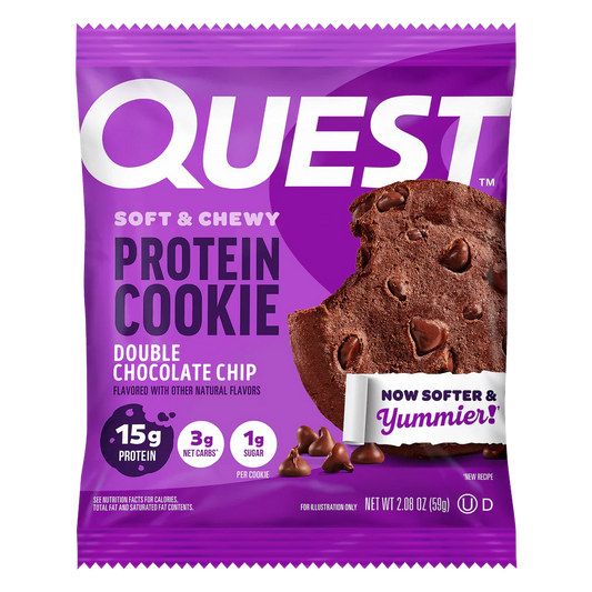 Quest - High Protein Double Chocolate Chip Cookie - 1 Cookies