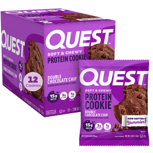 Quest - High Protein Double Chocolate Chip Cookie - 12/Box