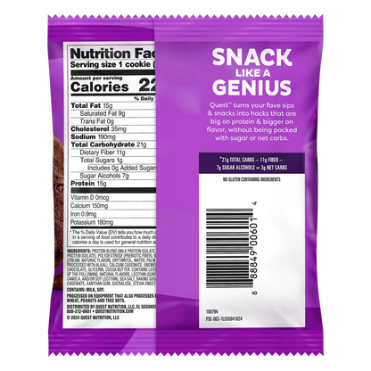 Quest - High Protein Double Chocolate Chip Cookie - 1 Cookies