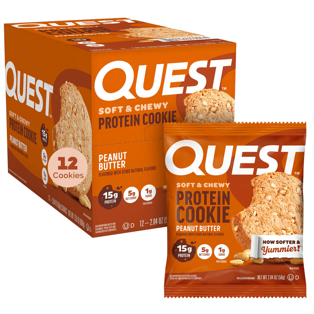 Quest - High Protein Peanut Butter Cookie - 12/Box