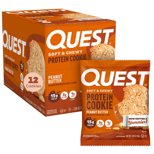 Quest - High Protein Peanut Butter Cookie - 12/Box