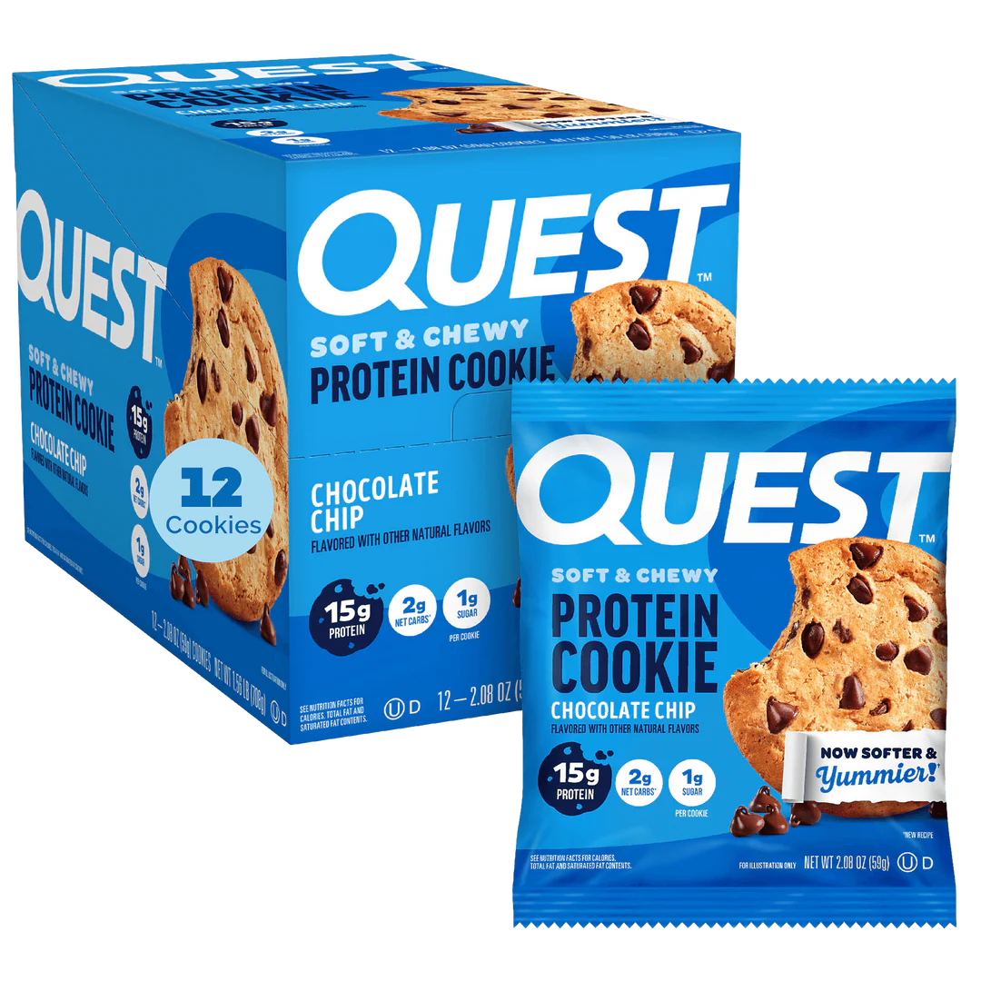Quest - High Protein Chocolate Chip Cookie - 12/Box