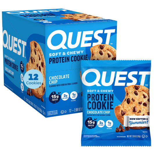 Quest - High Protein Chocolate Chip Cookie - 12/Box