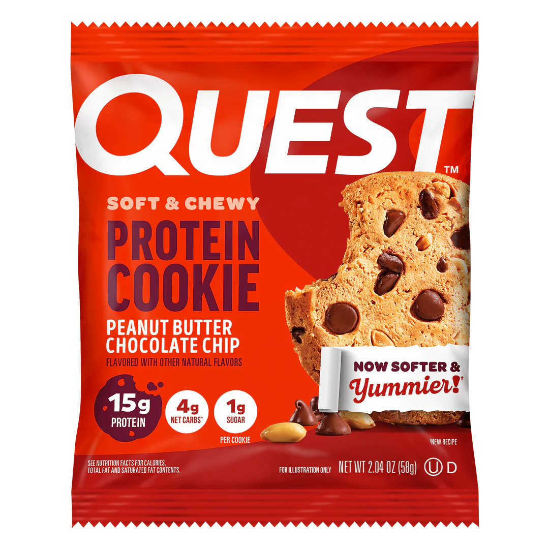 Quest - High Protein Peanut Butter Chocolate Chip Cookie - 1 Cookie