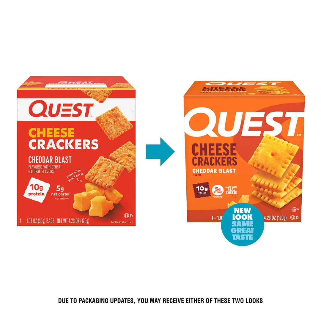 Quest - Cheese Crackers - Cheddar Blast - 6/Box
