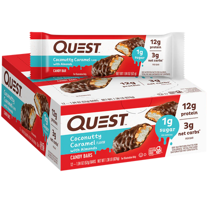 Quest - High Protein Coconutty Caramel Candy Bars - 12/Box