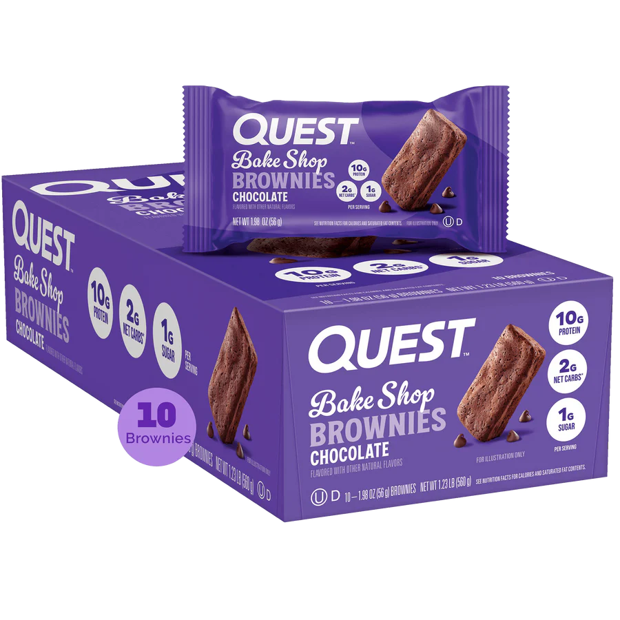 Quest - Bake Shop Chocolate Brownies - 10/Box