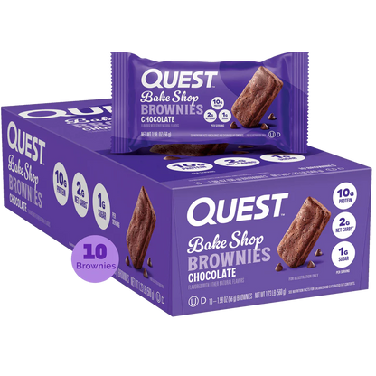 Quest - Bake Shop Chocolate Brownies - 10/Box