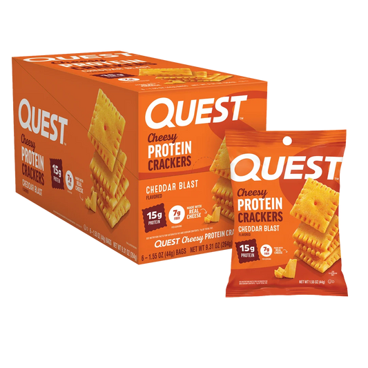 Quest - Cheese Crackers - Cheddar Blast - 6/Box