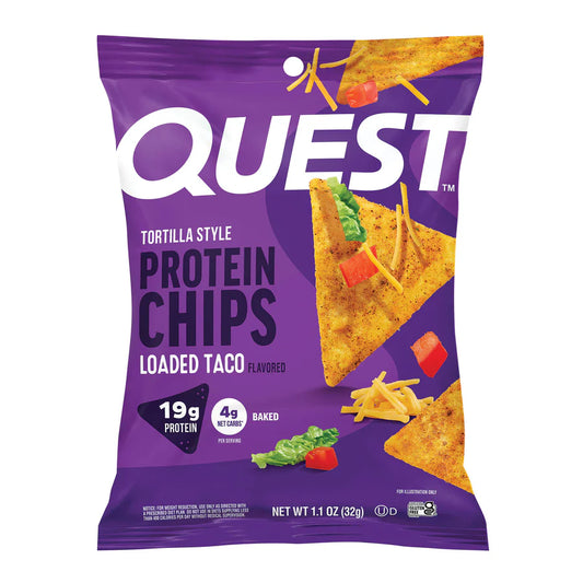 Quest Protein Tortilla Chips - Loaded Taco - Single Bag