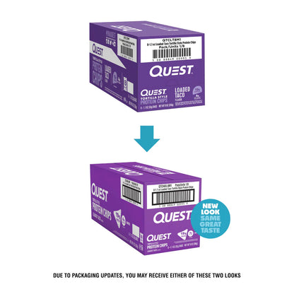 Quest Protein Tortilla Chips - Loaded Taco - 8 Bags